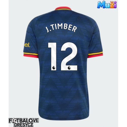 Arsenal Jurrien Timber #12 Venkovní Dres 2026-27 Krátký Rukáv Arsenal Jurrien Timber #12 Venkovní Dres 2026-27 Krátký Rukáv